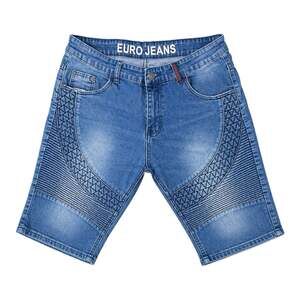 Forever Young Euro Jeans Moto Biker Denim Shorts
